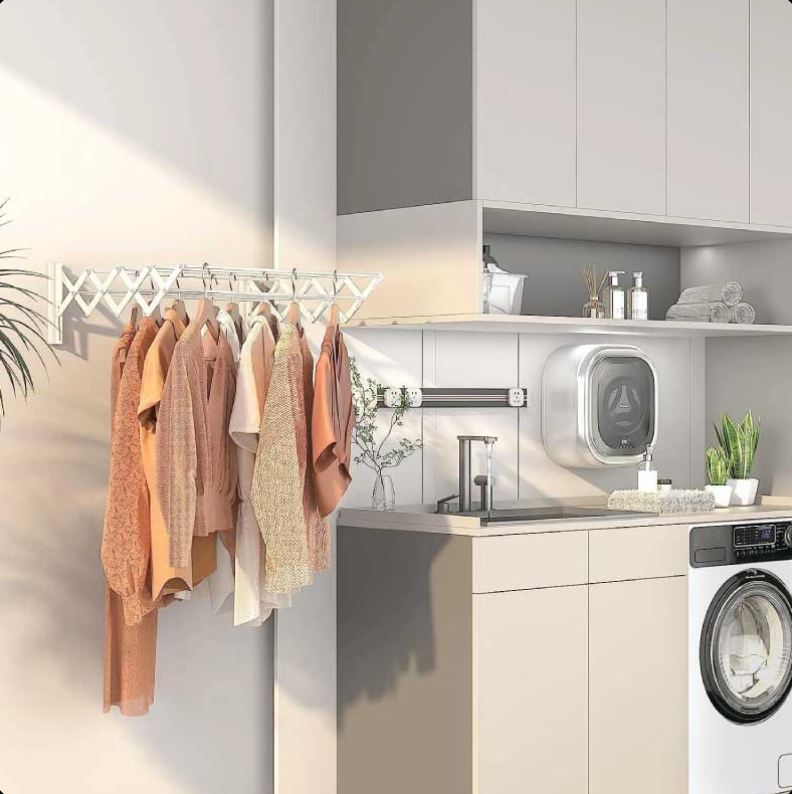 Wall Mounted Clothes Drying Hanger - Image 5